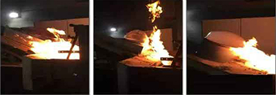 無電照明系統防火測試